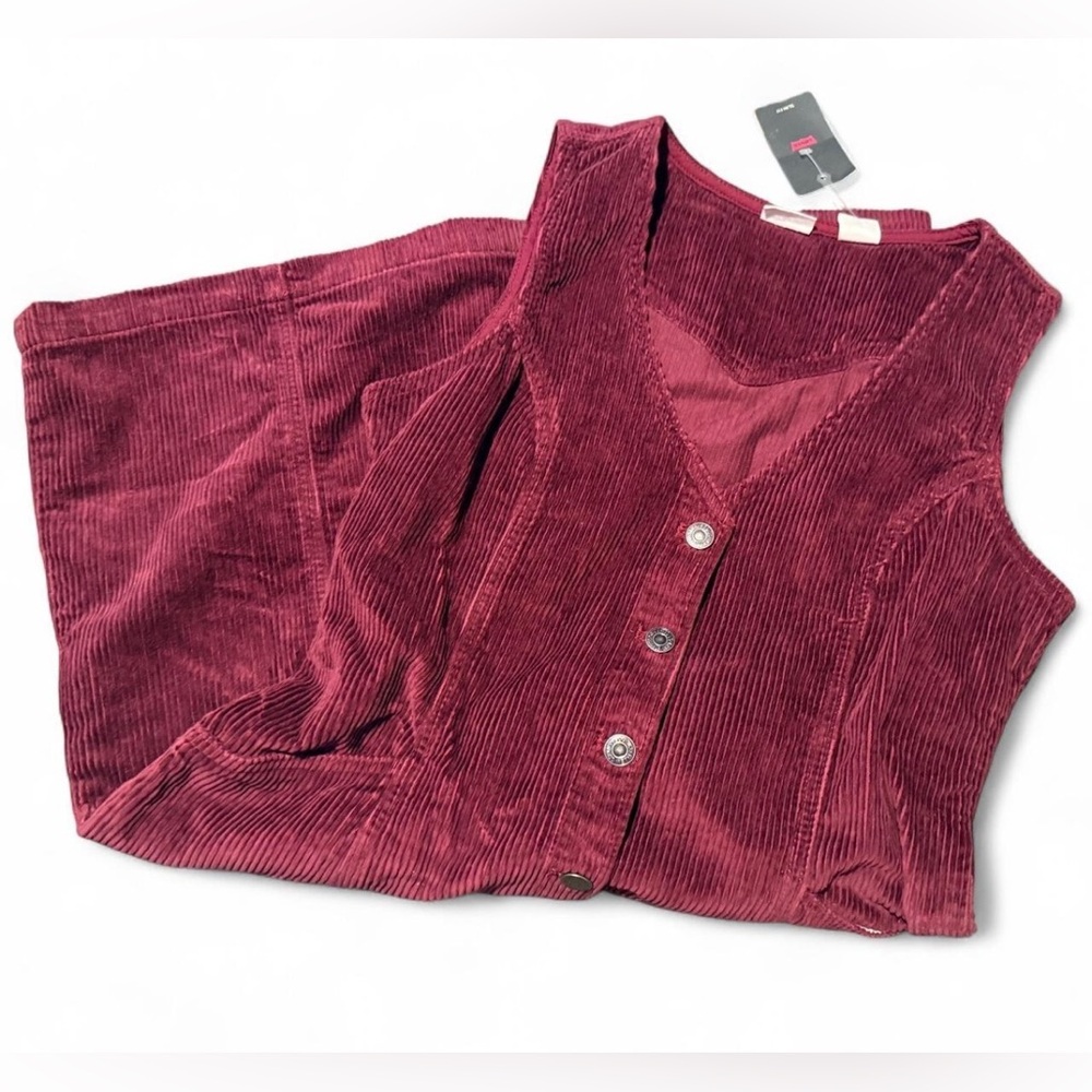 LEVIS VIANNA VEST DRESS NWT